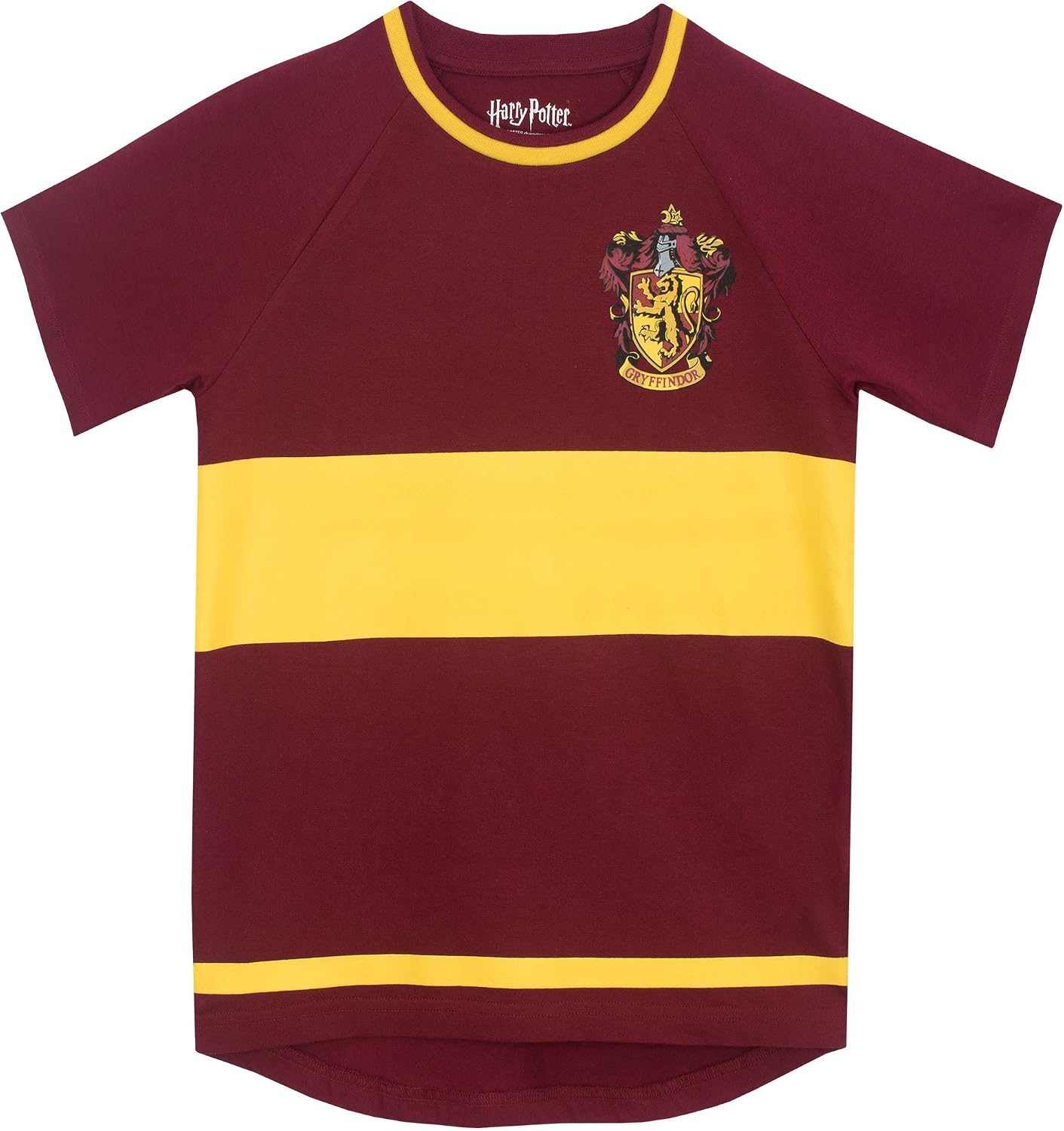 T-Shirt Harry Potter Hedwige Pour Fille - En Coton, Manches Courtes - Produit Officiel, Impression Gonflée