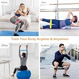 Gritin Resistance Bands Set of 5 with Case – 5 Levels, Skin-Friendly Latex view 7