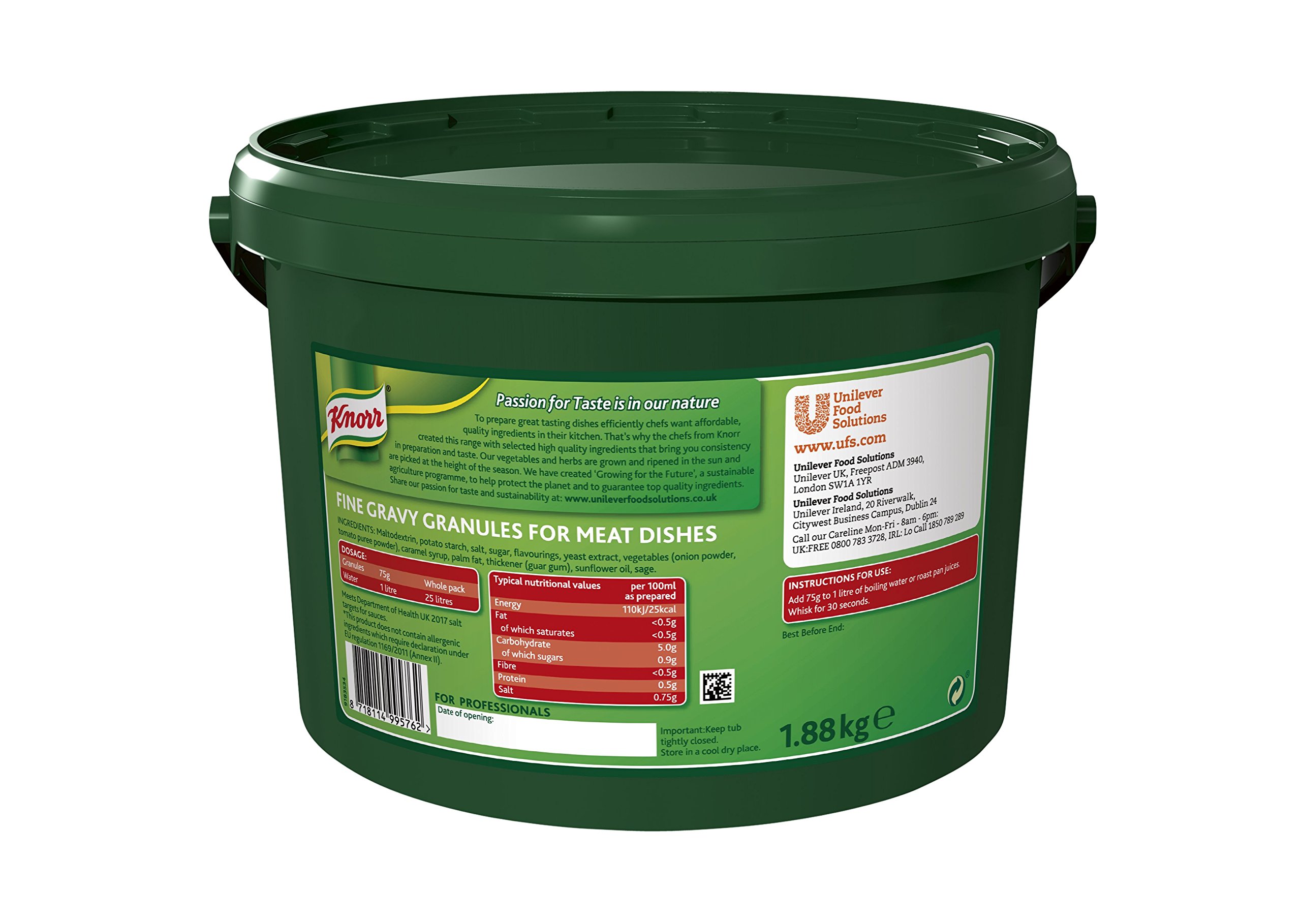 Knorr Gluten Free Gravy Granules for Meat Dishes, 25 Litres Buy