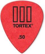 Jim Dunlop 462R.50 Tortex TIII Red .50mm 72 Pack