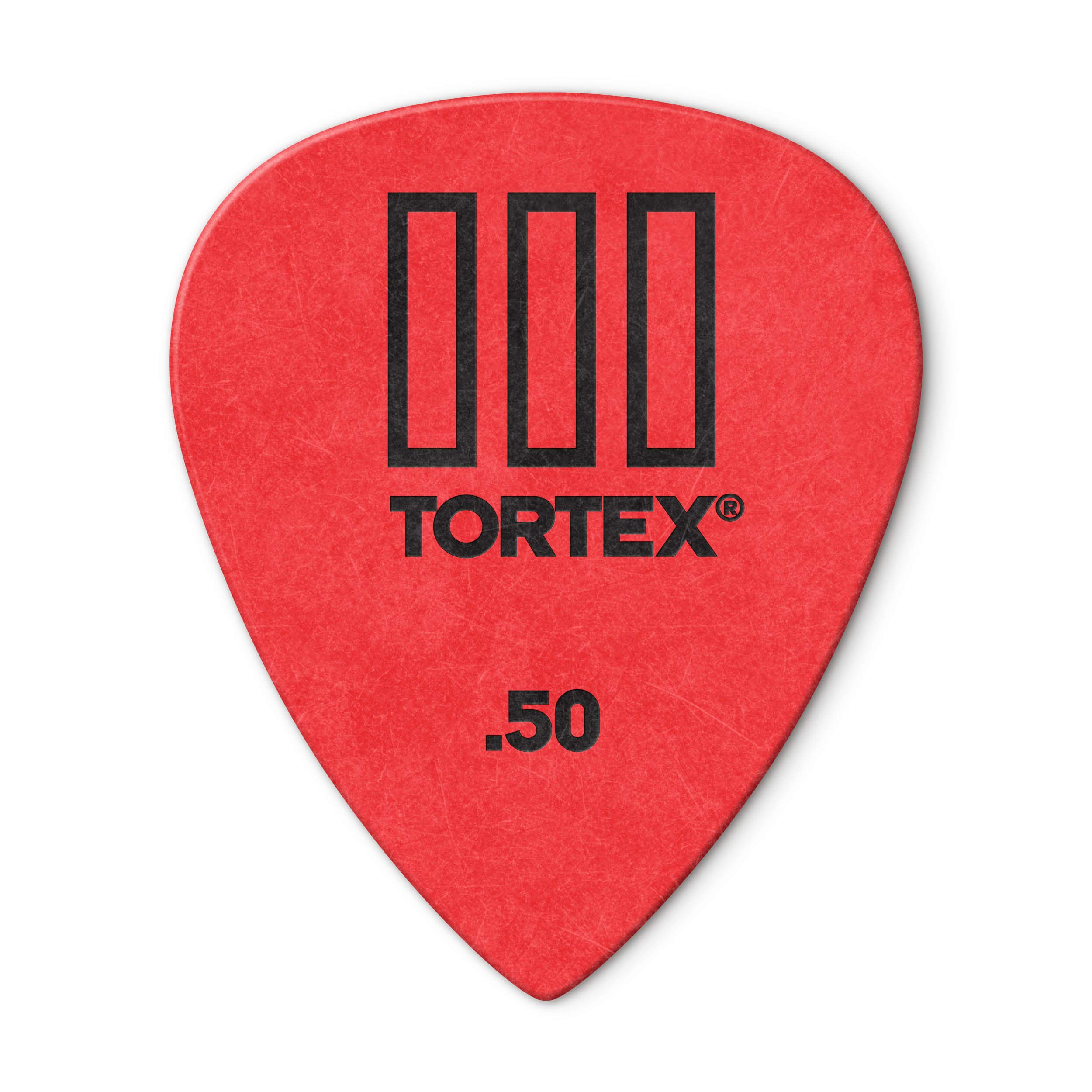 Jim Dunlop 462R.50 Tortex TIII, Red, .50mm, 72/Bag