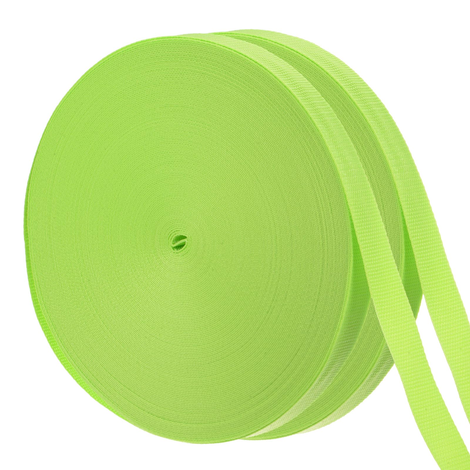 M METERXITY Tree Tie Strap-2 RollS 295 Feet x 1 Inch Garden Staking Straps,Plant Supports Tree Tie Staking,Tree Support Straps Apply to Outdoor/Garden/Plant/Staking/Guying(Fluorescent Yellow)