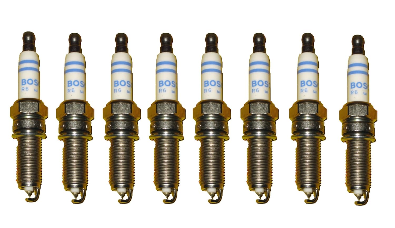8 Piece Set of Bosch OEM Spark Plug # 0242135509 / YR7MPP33 / 7424 - Mercedes Benz #'s 0041591803