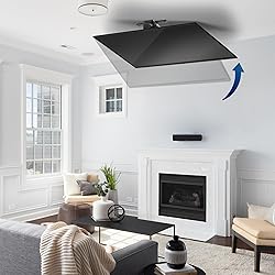 VIVO Electric Flip Down Ceiling TV Mount for 37 to