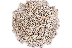 SHE LOVE Wooden Fucks 200PCS, Bag of Fuck to Give DIY Jar of Fucks Mini Unfinished Wood Fuck Letters Funny Little Gift for Office Anniversary Birthday Valentines Day