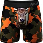 Shinesty Ball Hammock Boxer Brief - Pouch Underwear For Men with Fly | Mens Underwear With Ball Pouch, Moisture Wicking, Non-chafing, Breathable, Modal Underwear, No-roll Waistband, Anti Ride Up