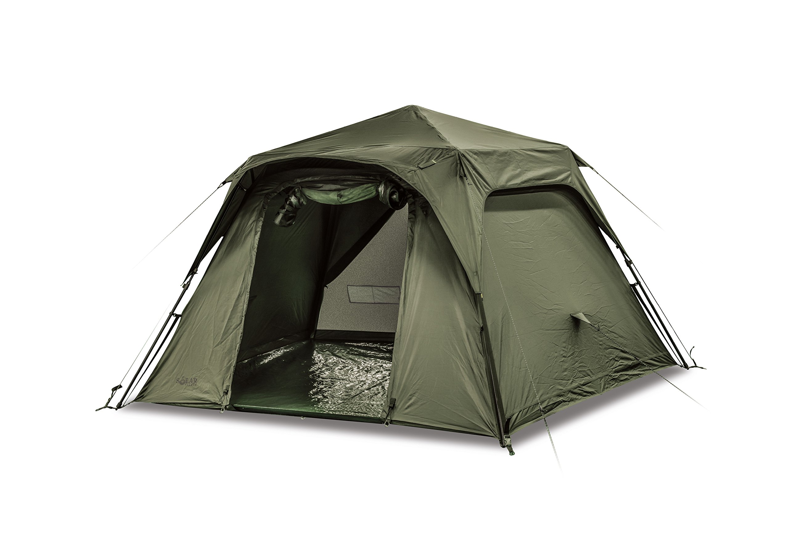 Solar Tackle SP Quick-Up Bankmaster Shelter With Heavy Duty Groundsheet