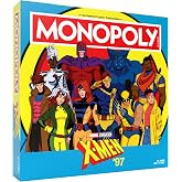 Monopoly: X-Men '97 Edition Board Game, Buy, Sell, Trade Iconic Mutants Like Wolverine, Magneto, Rogue &amp; More, Featuring 6 Custom X-Men Themed Tokens, Officially Licensed Merchandise and Collectible