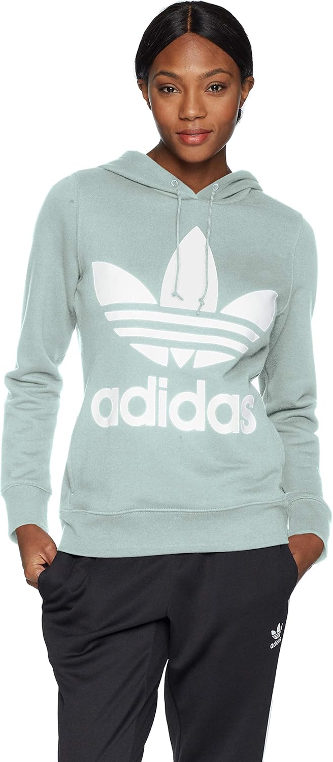 adidas women's trefoil logo sweatshirt