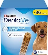 Dentalife Large Dental Chicken Dog Chews 36 Sticks Pack of 2