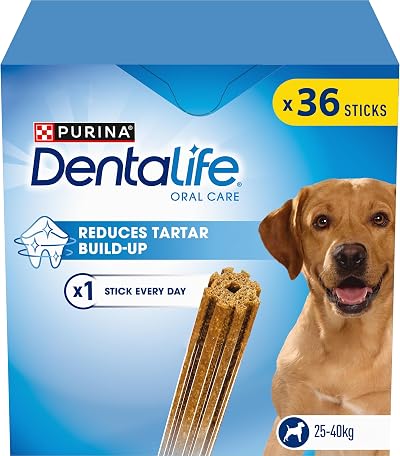 Dentalife Large Dental Chicken Dog Chews 36 Sticks Pack of 2