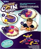 John Adams Golden Coin Maker Gift Kit for Chocolate Coins 12 stamp designs view 7