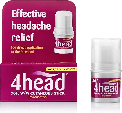 4HEAD 4 Head Levomenthol Stick 3.6 g Headache Relief