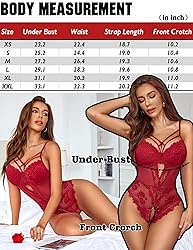 Avidlove Lingerie for Women Lace Bodysuit Harness
