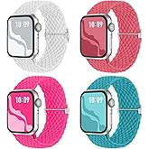 Braided Stretchy Solo Loop Compatible for Apple Watch Band 38mm 40mm 41mm 42mm 44mm 45mm 46mm 49mm for Women Men, Nylon Elastic Straps Wristbands for iWatch Series 11/10 9 8 7 6 5 4 3 SE/Ultra 3 2 1