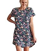 Vera Bradley womens Cotton Nightgown Pajama Sleep Shirt (Extended Size Range)