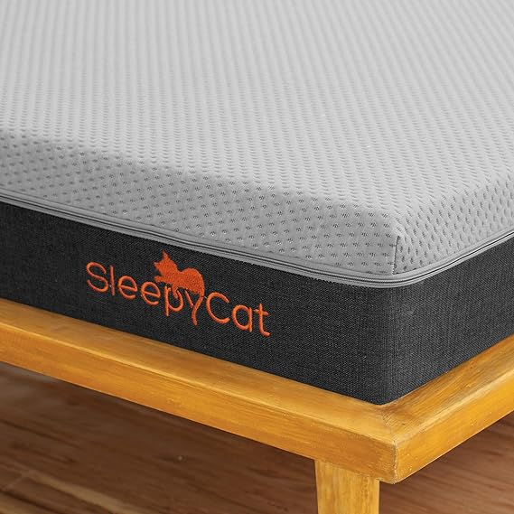 SleepyCat 7Inch 100 Natural Latex Organic Mattress Queen Size