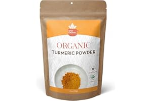 Organic Turmeric Powder – 4 oz | High Curcumin (2.5% or More) | USDA Organic, Non-GMO, Gluten-Free | Pure Curcuma Longa Root for Cooking, Wellness Tonics, Smoothies & Daily Herbal Use by Spicy Organic