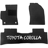AOMSAZTO Corolla Floor mats Carpet Compatible with 2025 2024 2023 2022 2021 2020 Toyota Corolla Sedan, alfombras originales de Toyota Corolla Hybrid Rubber Carpet Rugs tapetes.