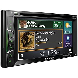 Pioneer AVH500EX 6.2 DVD Head Unit BLK