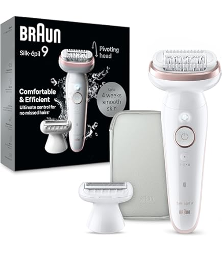 Amazon.com : Braun Silk-épil 9 Flex Epilator, 360 Flex and