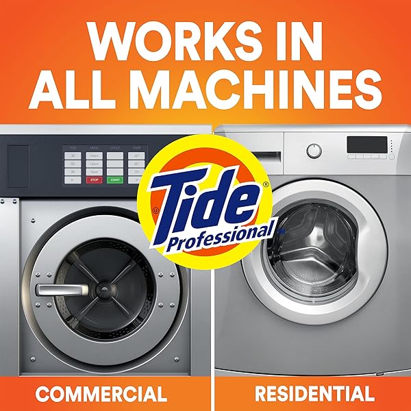 TIDE PROFESSIONAL COMMERCIAL LIQUID LAUNDRY DETERGENT, 80 LOADS, 105 FL OZ, FOR BUSINESS USE