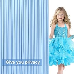 10x12 Baby Blue Backdrop Curtains for Wedding Party