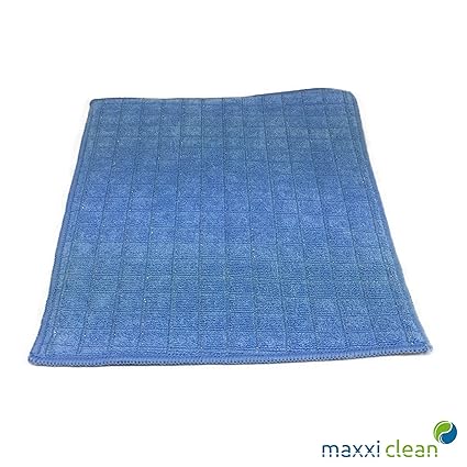 Maxxi Clean Hygiene Schwammtuch in blau - 99% weniger Bakterien im Reinigungstuch dank Silber-Ionen, geruchsneutral, schonend