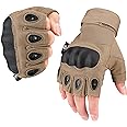Mossy Oak Fingerless Tactical Gloves for Men and Women- Motorcycle Gloves for Tactical Shooting, Hunting, Cycling and Hiking