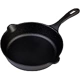 Victoria - SKL-208 Victoria Cast Iron Skillet. Small Frying Pan Seasoned with 100% Kosher Certified Non-GMO Flaxseed Oil, 8",