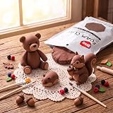 BOHS Foam Clay Brown 500 g Air-Dry Modelling Clay for Crafts view 4