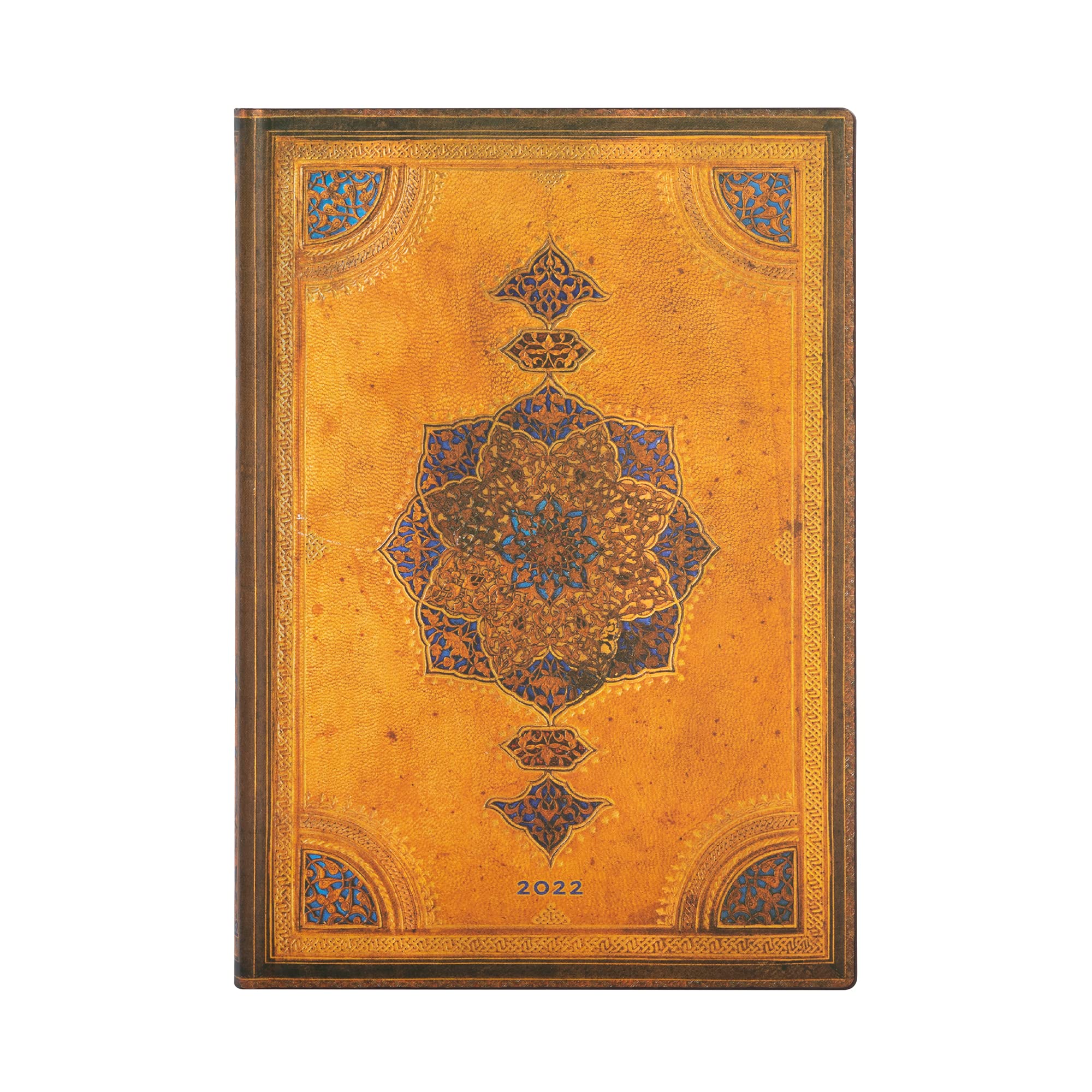 Paperblanks 12 Months Soft Cover Flexi Planner 2022 Safavita | Landscape Format | Midi (125 × 175 mm)