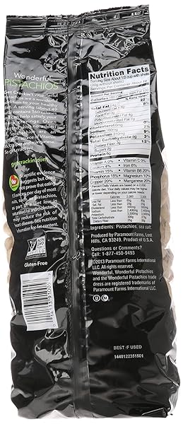 WONDERFUL PISTACHIOS, ROASTED AND SALTED, 32 OUNCE