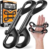 [Extra Durable] 4.7” Double Ended Bolt Snaps Hooks 220LBS Weight Capacity, Heavy-Duty & Rust-Resistant Zinc Alloy Double Sided Clips, Best for Dog Leashes, Awnings, Sports Equipment, Boating (2 Pack)