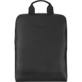 Moleskine Classic Vertical Device bag - 15", Black | Vertical device bag with padded 15" laptop compartment, organized pockets, and shoulder strap.
