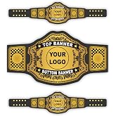 HANDSY Custom Championship Belt - Personalized Custom Wrestling Belt for Award Sports Events