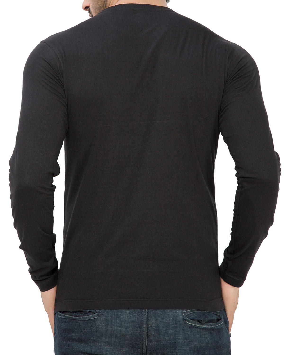 alan jones clothing men's cotton full sleeves t-shirt