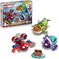 LEGO Marvel Spidey and His Amazing Friends Spidey: Underwater Vehicles Building Toy for Kids - Super Hero Pretend Play Set fo