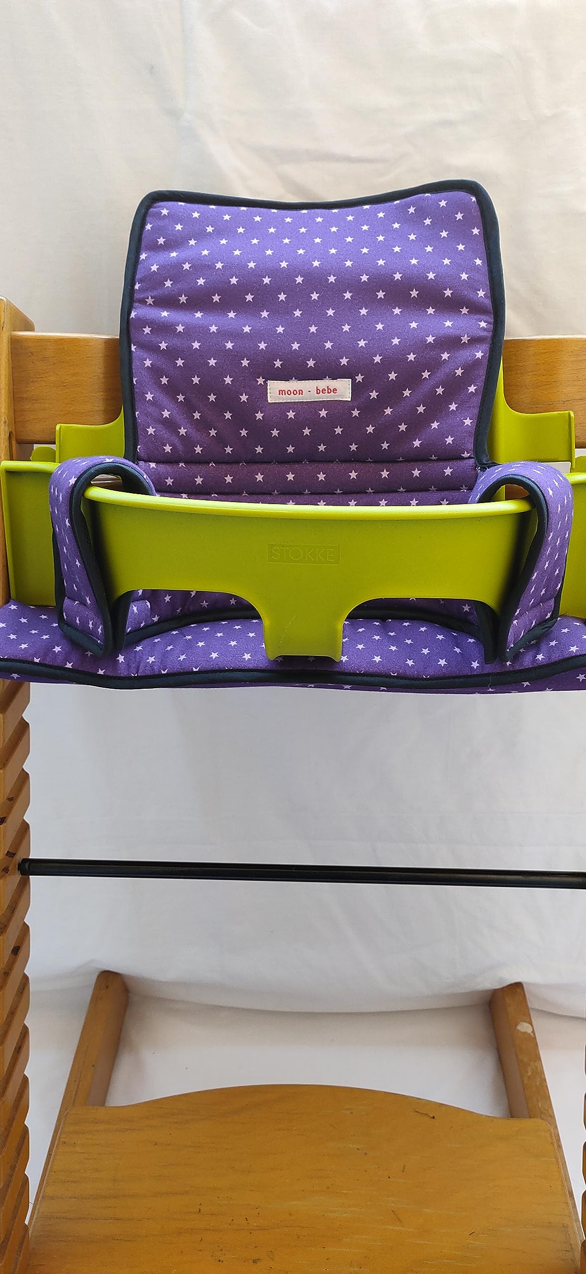 moon-bebe Seat Reducer Cushion Compatible with Stokke Tripp Trapp (Lilac)