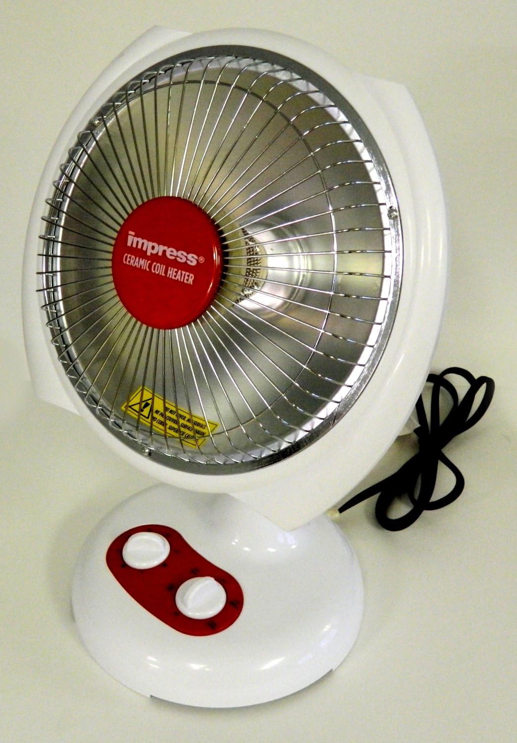 Impress Parabolic Ceramic Coil Heater White Amazon.ca Home & Kitchen