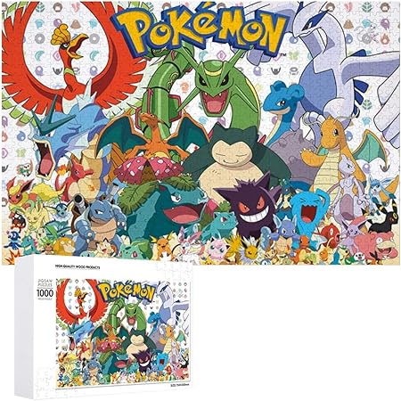 Amazon Pikachu ポケットモンスター 伝説のポケモン 誕生日 可愛い ジグソーパズル 1000ピース Diy 絵画 学生 子供 Toys Jigsaw Puzzle 木製パズル 溢れる想い おもちゃ 幼児 アニメ 漫画 プレゼント エンスカイ 壁飾り 無毒無害 ギフト クリスマス ジグソーパズル