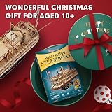 CubicFun Ship 3D Puzzle Mississippi Steamboat Kit 142 Pcs No Glue No Scissors view 8