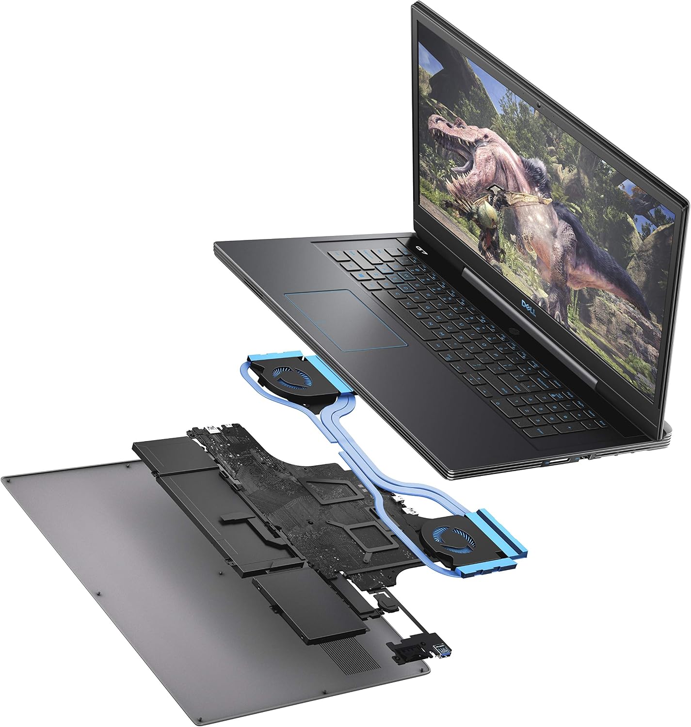 Dell G7 17 7000 17.3-inch FHD 144 Hz IPS Anti-Glare LED Gaming Laptop, Intel-Core i7-9750H, 16 GB RAM, 512 GB SSD - Image 4