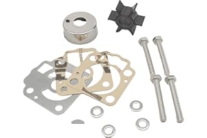 SEASIERRA Boat Marine 3C8-87322-1 Water Pump Impeller Kit for Tohatsu Nissan 2 Stroke 40 50 HP Outboard Motor M40D2 M50D2 NS40D NS40D2 NS50D NS50D2 Replace 3C8873221M