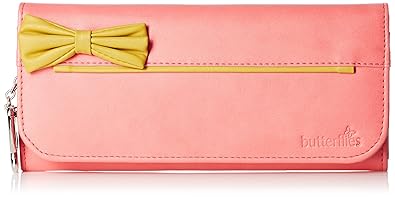Butterflies Womens Wallet (Dark Peach) (BNS 2379DPCH)
