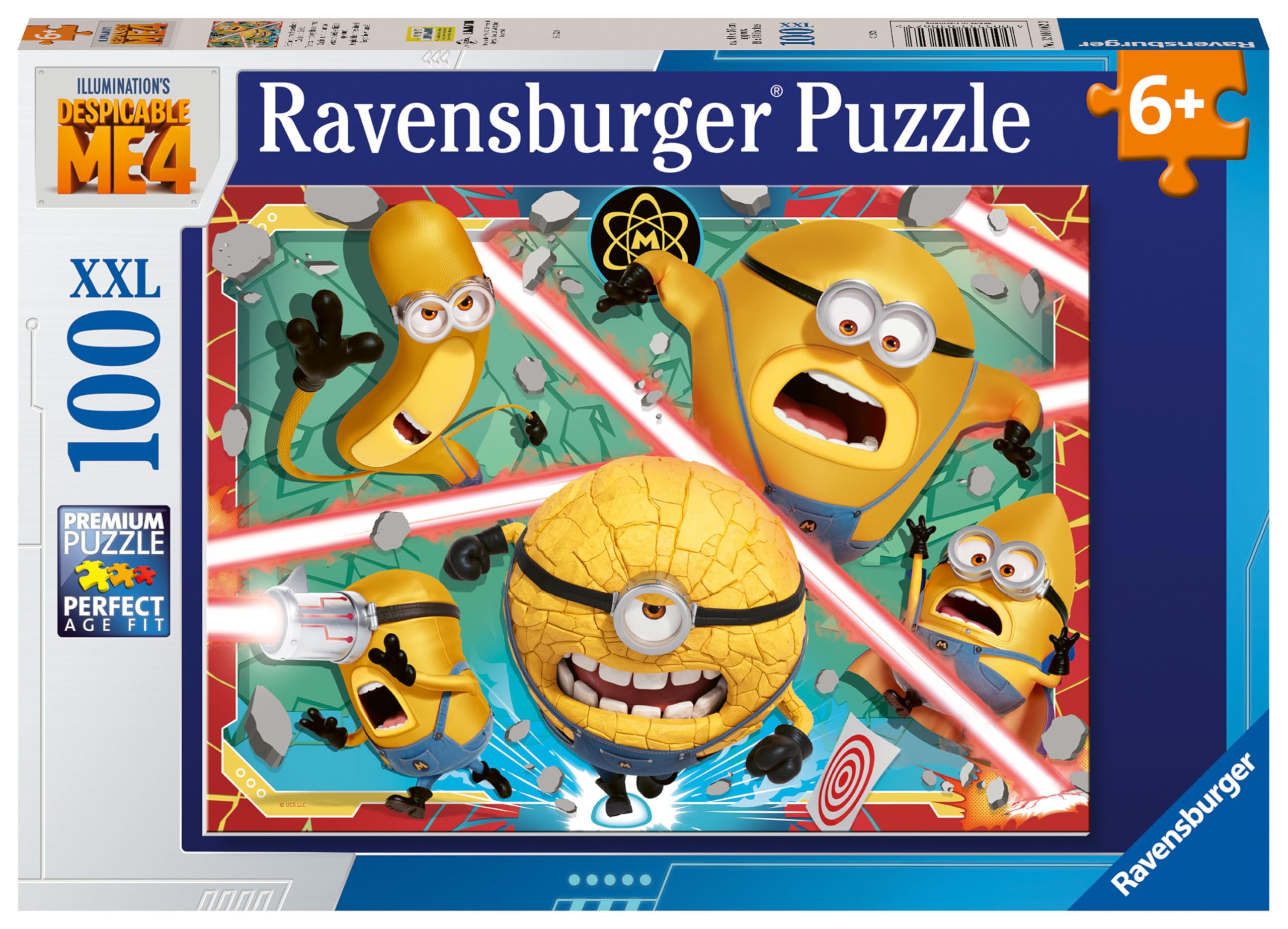 Ravensburger Minions Despicable Me 4 Jigsaw Puzzle for Kids Age 6 Years Up - 100 Pieces XXL