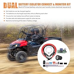 Drieaco 12V UTV Dual Battery Isolator Connect