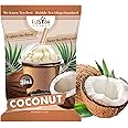 Fusion Select Coconut Bubble Tea Mix - Boba Tea Powder Flavored 3-in-1 Drink Powder with Cream & Sugar - Instant Pre-Mixed Beverage for Hot or Cold Blends & Yummy Frappes - 6 oz. Pack, Made in Taiwan