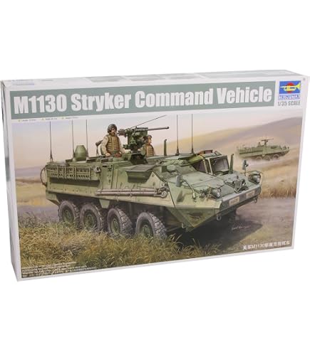 Amazon.com: M-1130 Stryker Military Vehicle 1-35 AFV Club : Arts