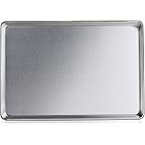 New Star Foodservice 36749 Commercial-Grade 16-Gauge Aluminum Sheet Pan/Bun Pan, 18" L x 26" W x 1" H (Full Size) | Measure O